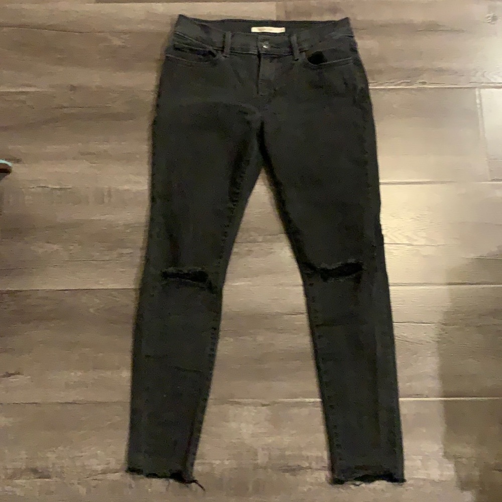 Levi’s 710 dark grey jeans 28